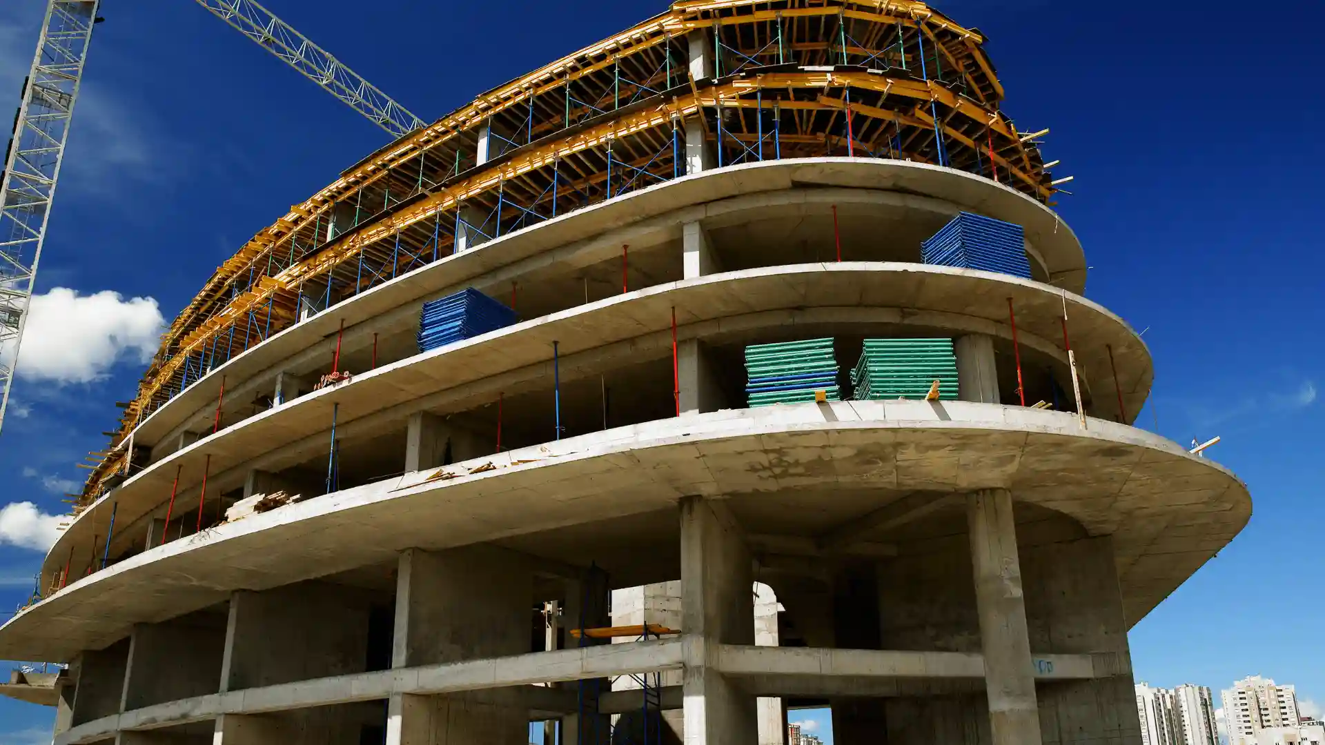 immagine di un'opera edile in costruzione