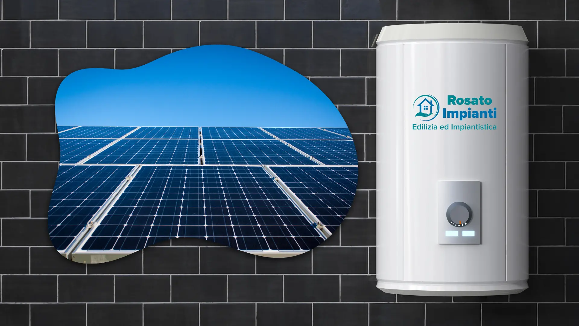 scaldabagno alimentato a energia rinnovabile